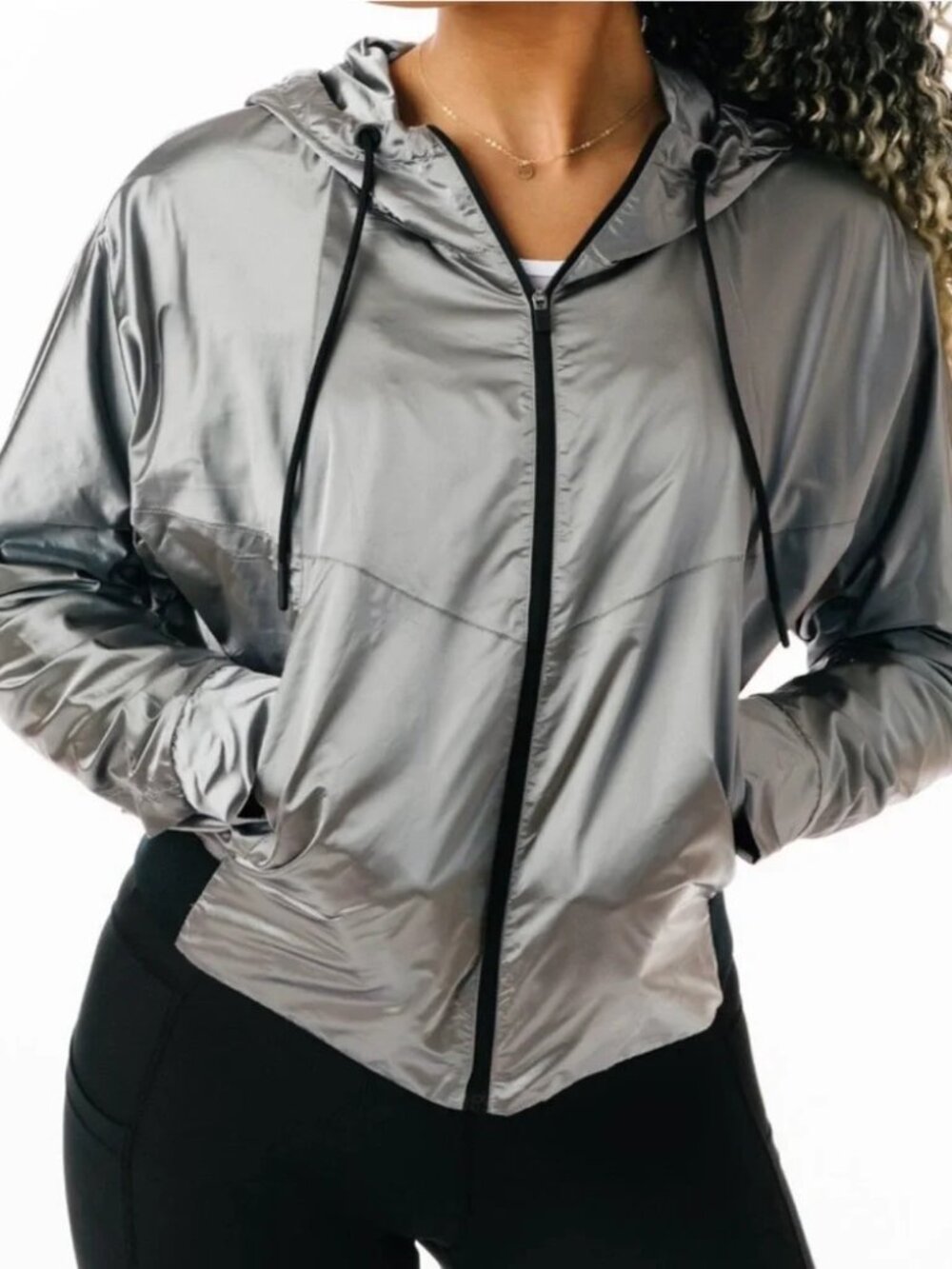 ZYIA Active Silver Galaxy Jacket